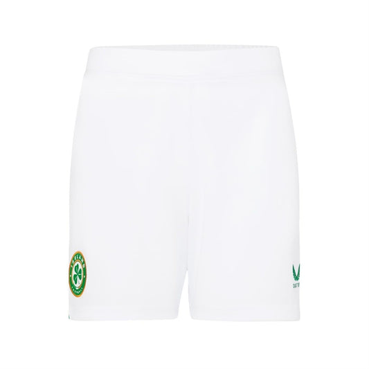 White - Front - Castore Childrens-Kids 2023 Ireland Away Shorts