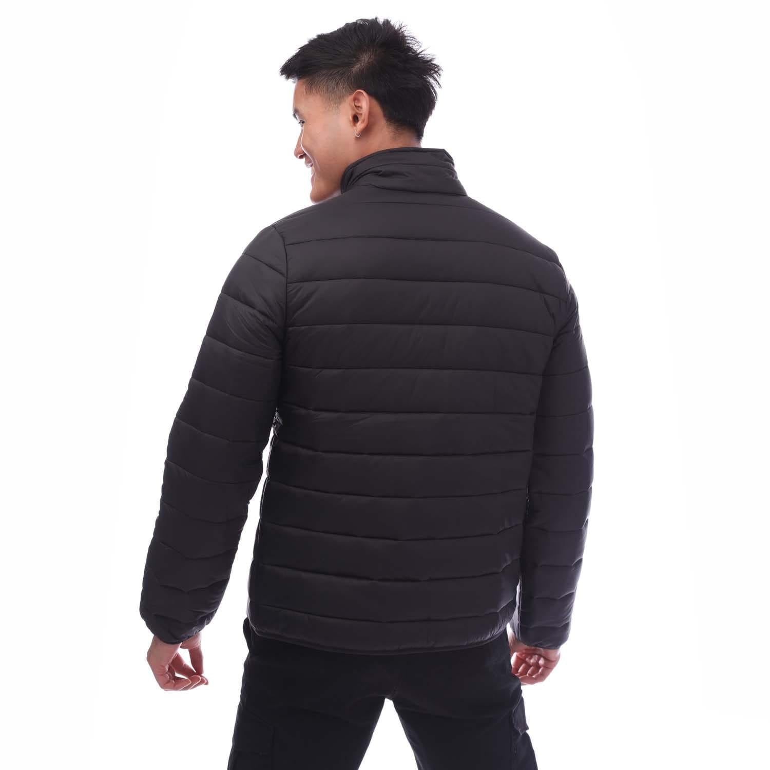 Black - Back - Farah Mens Samson Padded Jacket