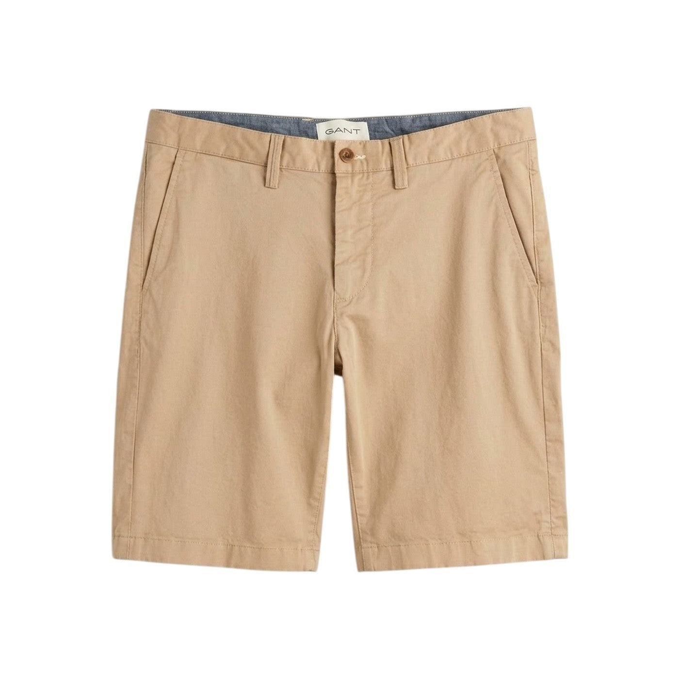 Dark Khaki - Front - Gant Mens Marine Chino Shorts