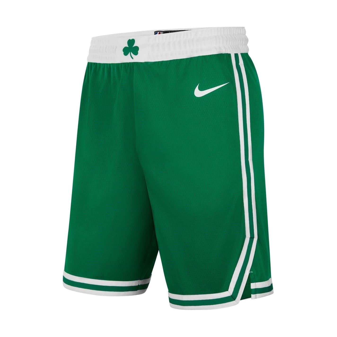 Green - Front - Nike Mens Icon Boston Celtics Basketball Shorts