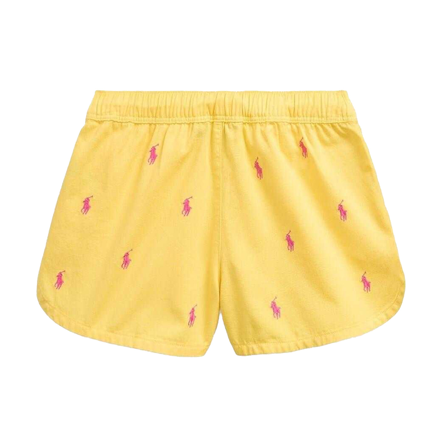 Signal Yellow - Back - Ralph Lauren Childrens-Kids Polo Shorts