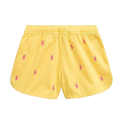 Signal Yellow - Back - Ralph Lauren Childrens-Kids Polo Shorts