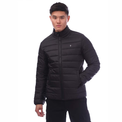 Black - Front - Farah Mens Samson Padded Jacket