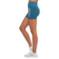 Teal - Side - SikSilk Womens-Ladies Essentials Sports Shorts