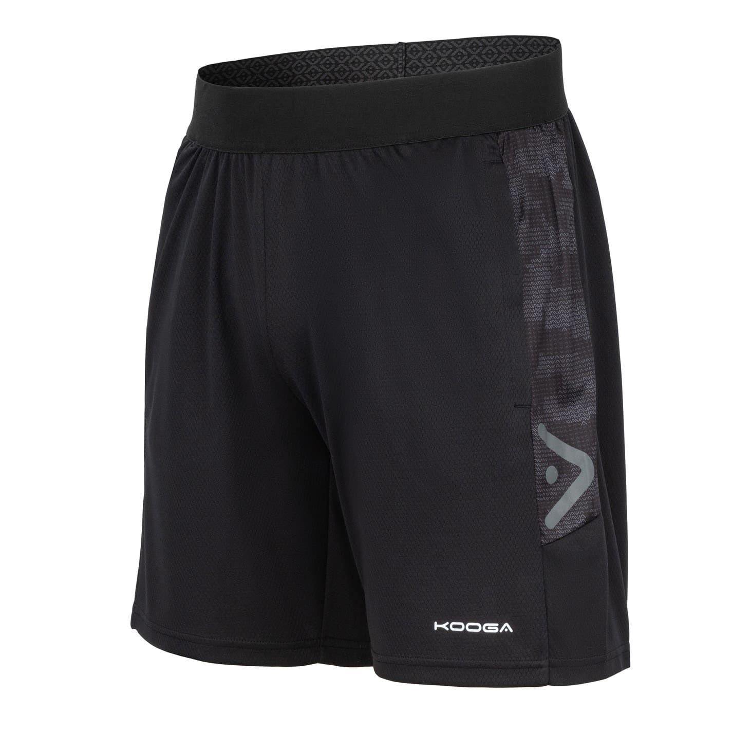 Black Camo - Side - KooGa Mens Vortec Shorts