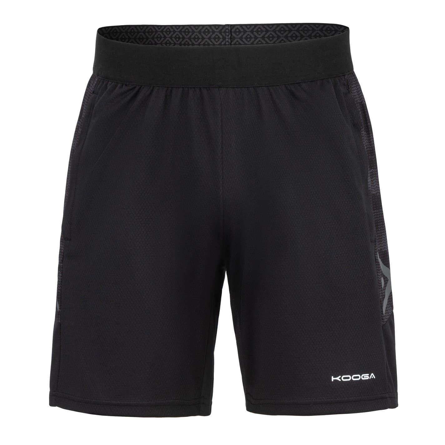 Black Camo - Front - KooGa Mens Vortec Shorts