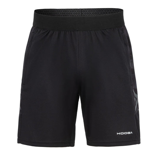 Black Camo - Front - KooGa Mens Vortec Shorts