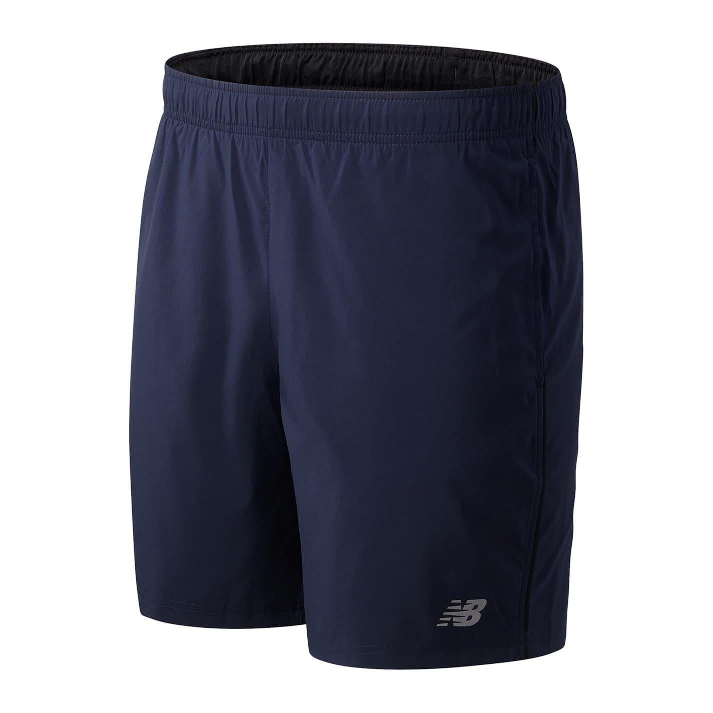 Navy - Front - New Balance Mens Accelerate Running Shorts