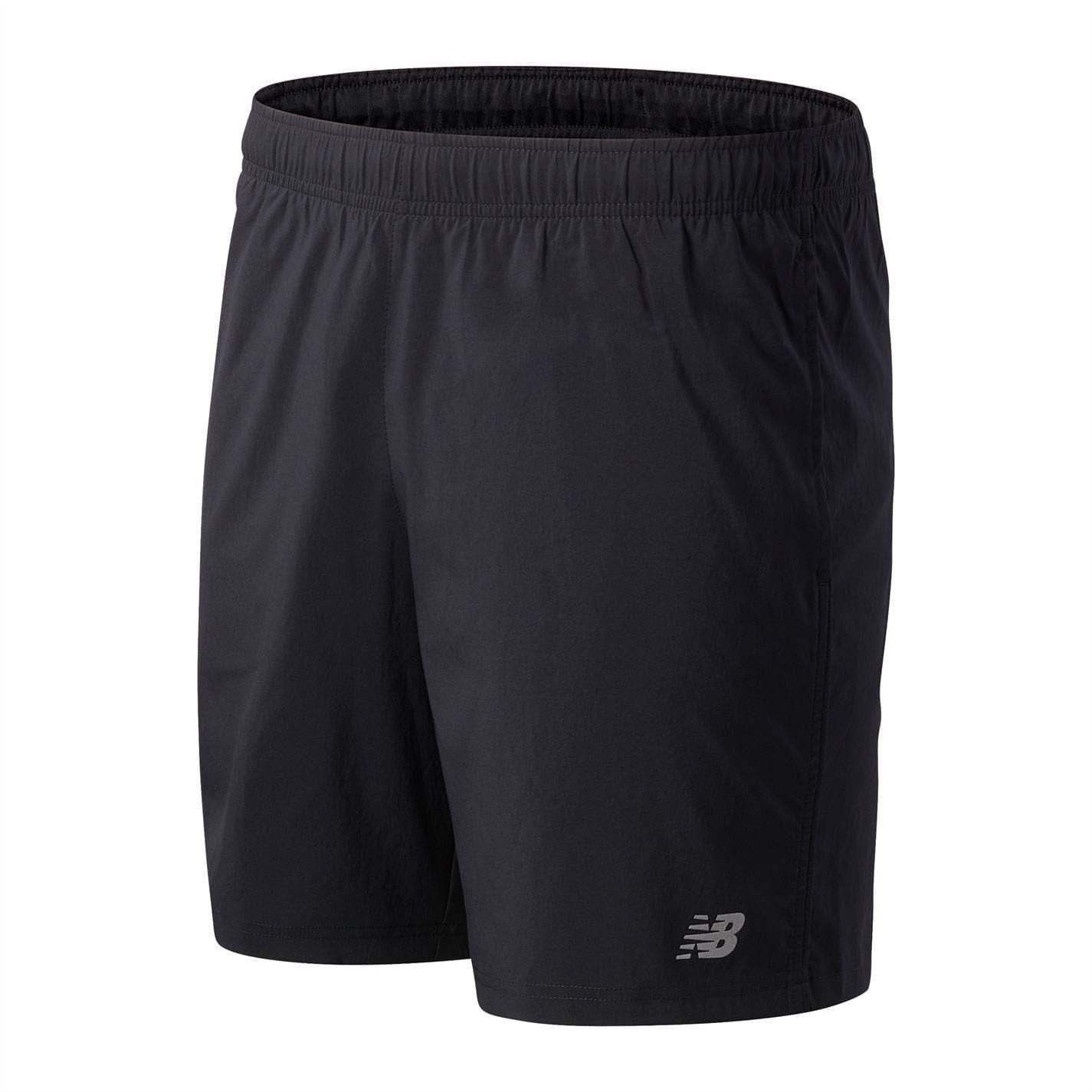 Black - Front - New Balance Mens Accelerate Running Shorts