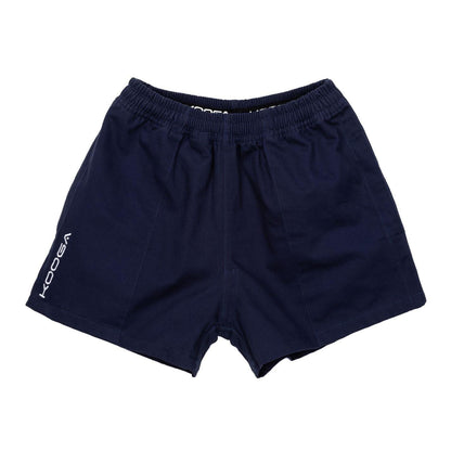 Navy - Front - KooGa Childrens-Kids Cotton Rugby Shorts