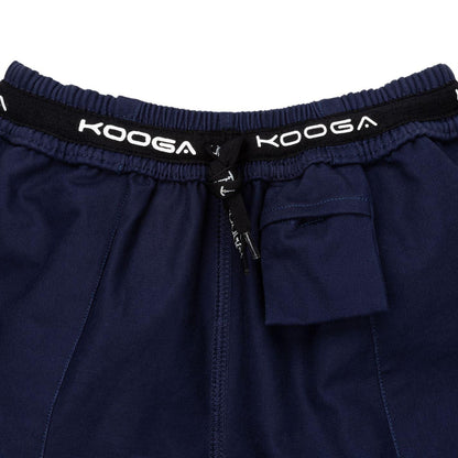Navy - Pack Shot - KooGa Childrens-Kids Cotton Rugby Shorts