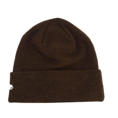 Brown - Back - New Era Knitted Cuff Beanie