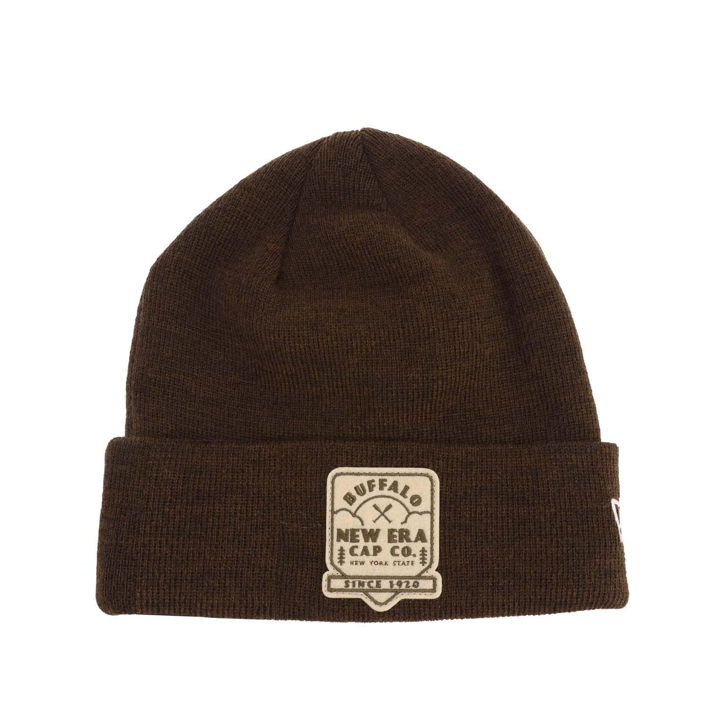 Brown - Front - New Era Knitted Cuff Beanie