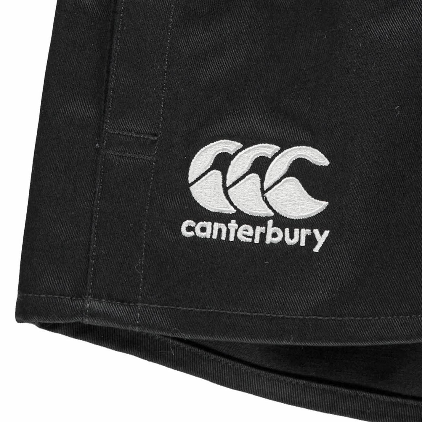 Black - Side - Canterbury Unisex Adult Rugby Shorts