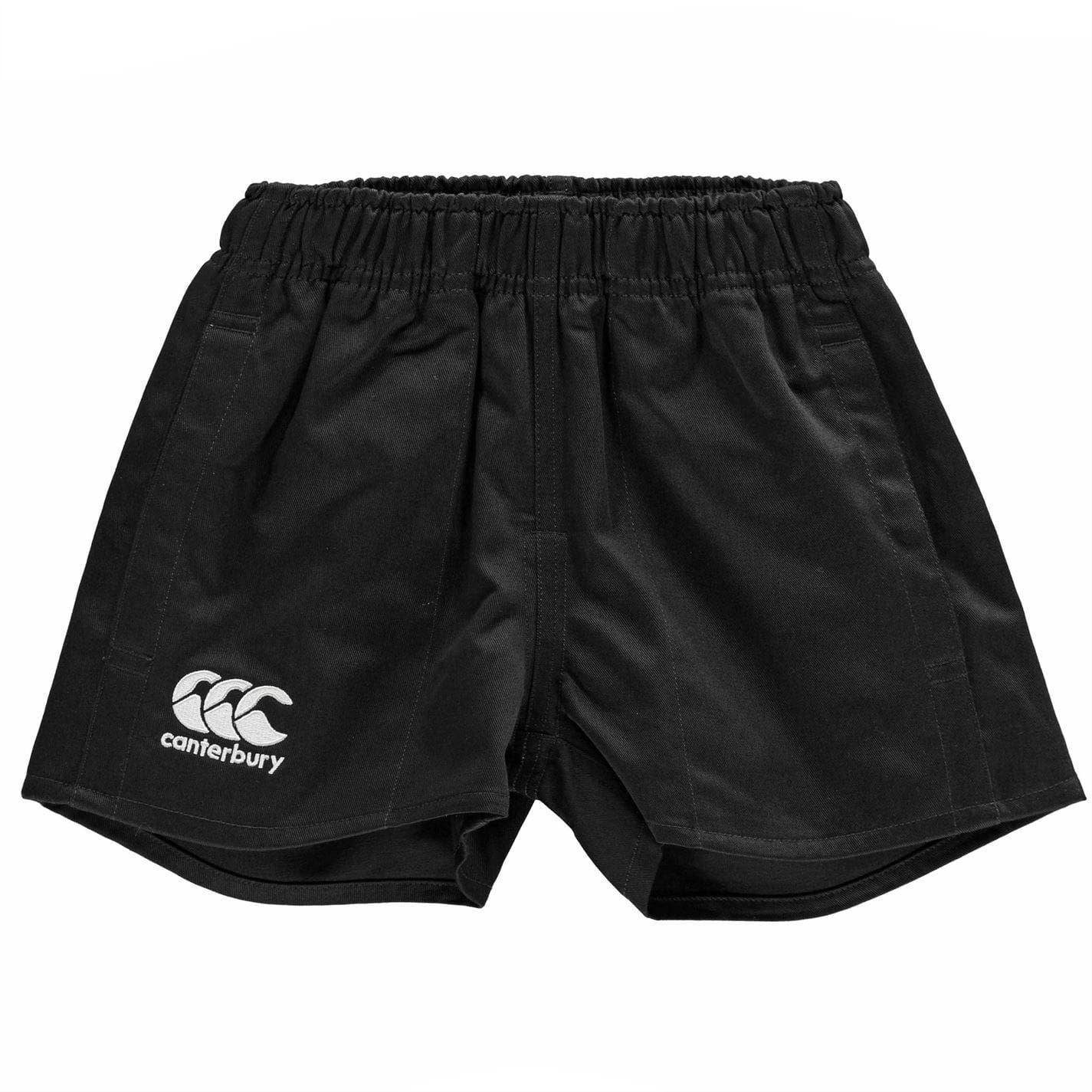 Black - Front - Canterbury Unisex Adult Rugby Shorts