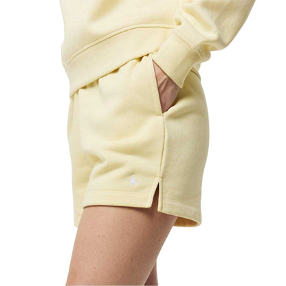 Buttercream - Side - Jack Wills Womens-Ladies Astbury Boyfriend Shorts