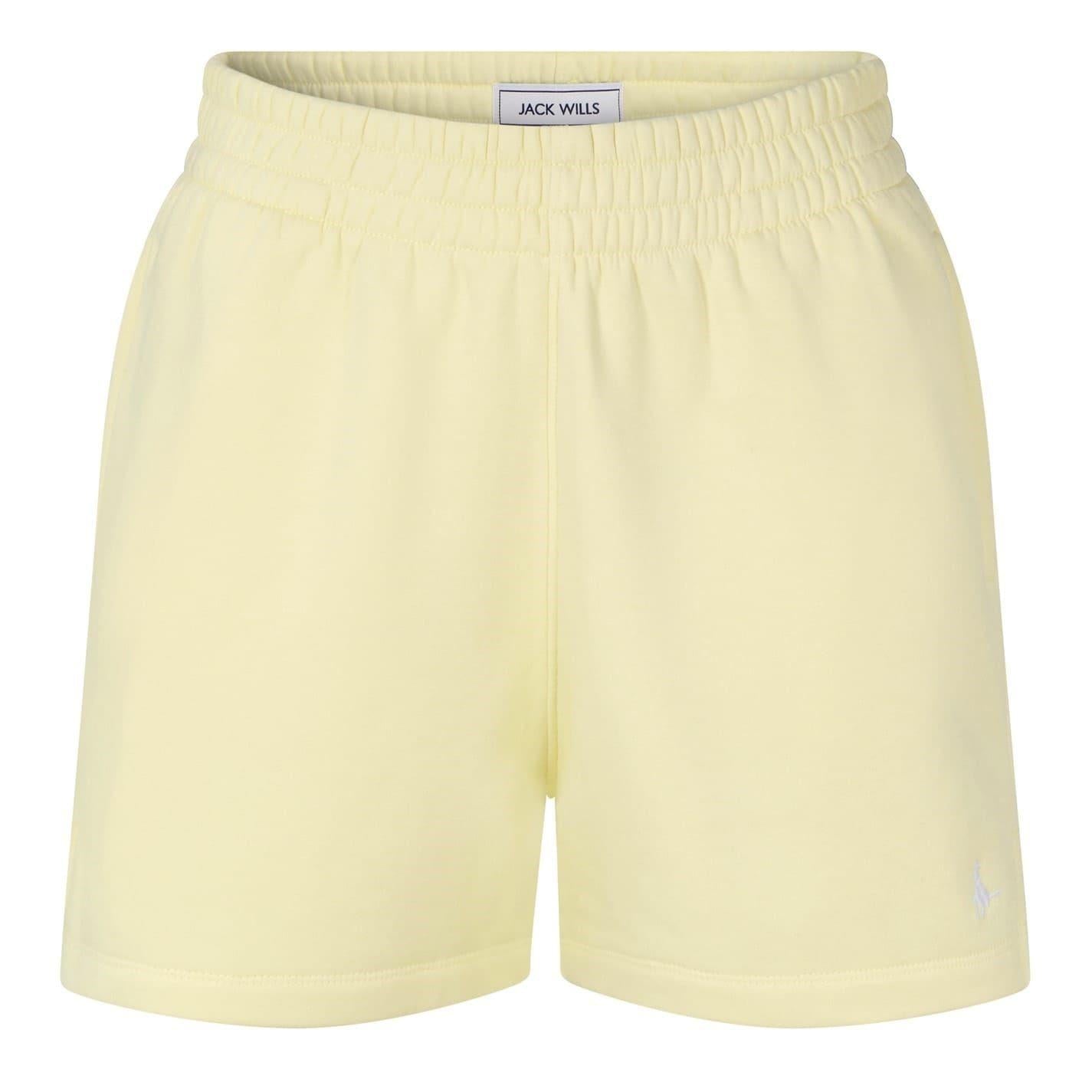 Buttercream - Front - Jack Wills Womens-Ladies Astbury Boyfriend Shorts