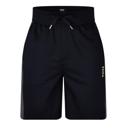 Black - Front - Boss Mens Sweat Shorts