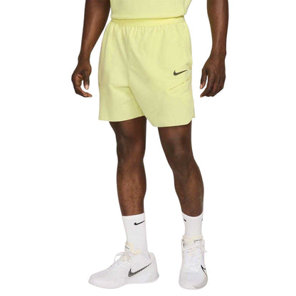 Green-Ash - Side - Nike Mens Advantage Tennis Shorts
