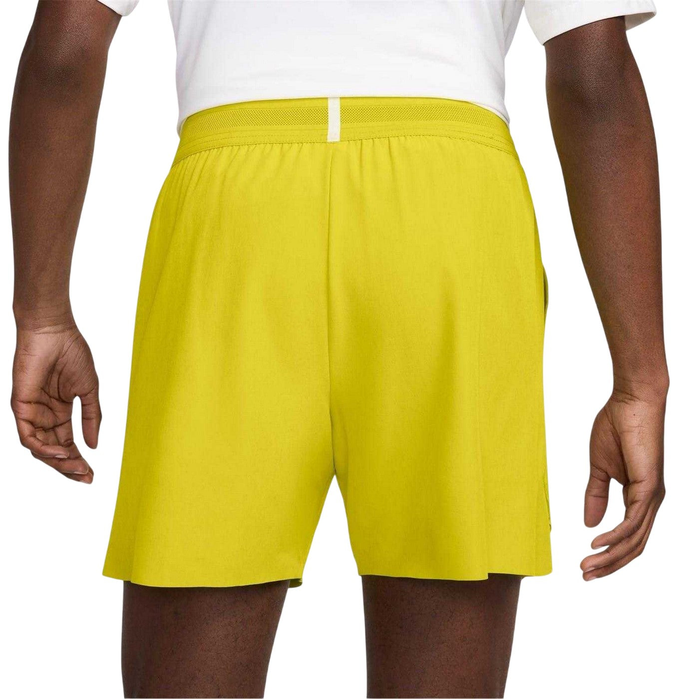 Vibrant Yellow - Back - Nike Mens Advantage Tennis Shorts