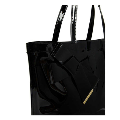 Black - Side - Ted Baker Womens-Ladies Bow Tote Bag
