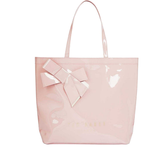 Pale Pink - Front - Ted Baker Womens-Ladies Bow Tote Bag