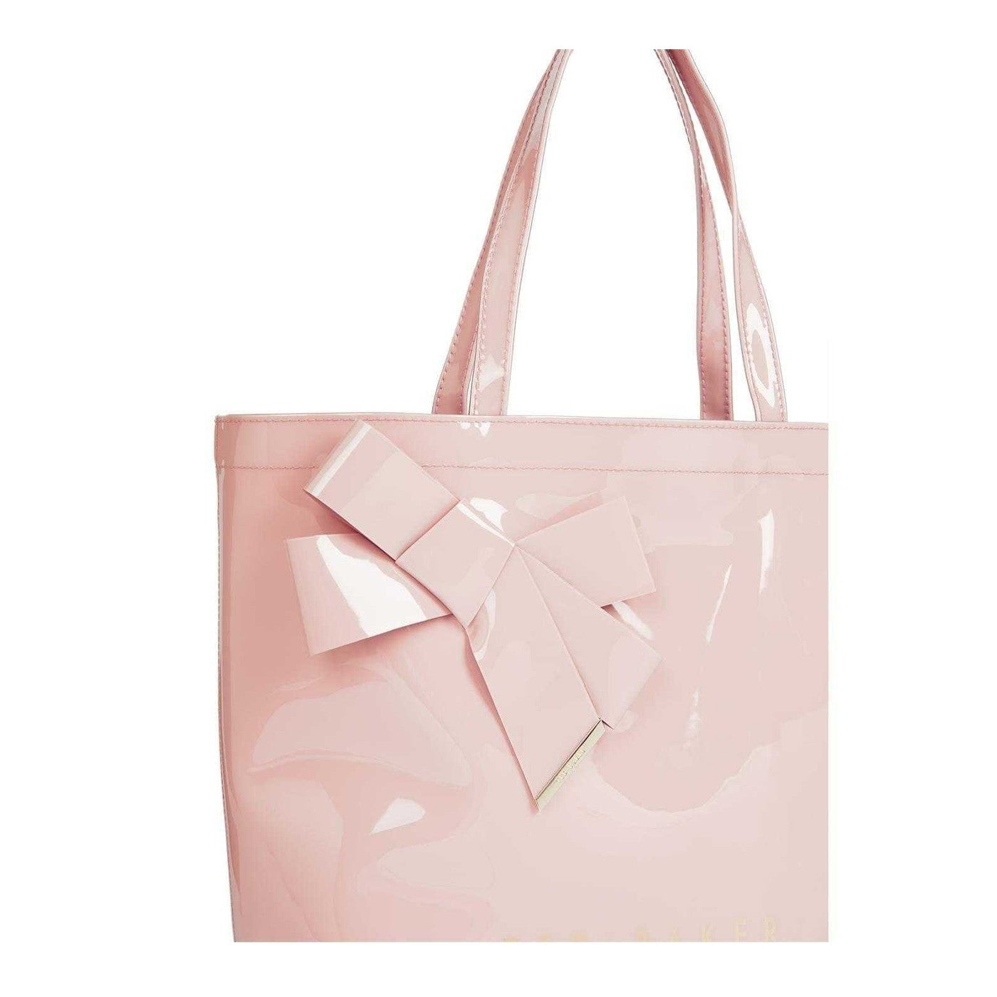 Pale Pink - Side - Ted Baker Womens-Ladies Bow Tote Bag