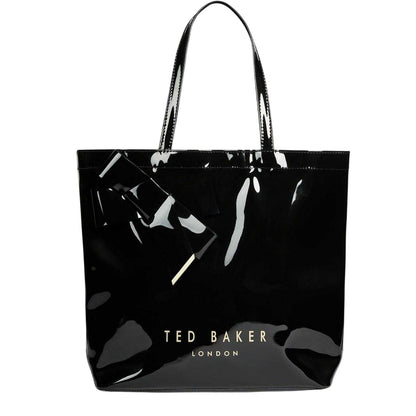 Black - Front - Ted Baker Womens-Ladies Bow Tote Bag