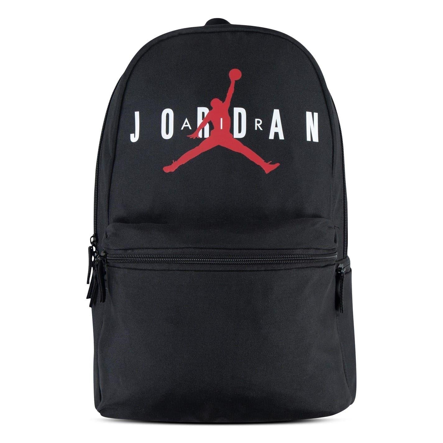 Black-Red - Front - Nike Air Jordan HBR 25L Laptop Backpack