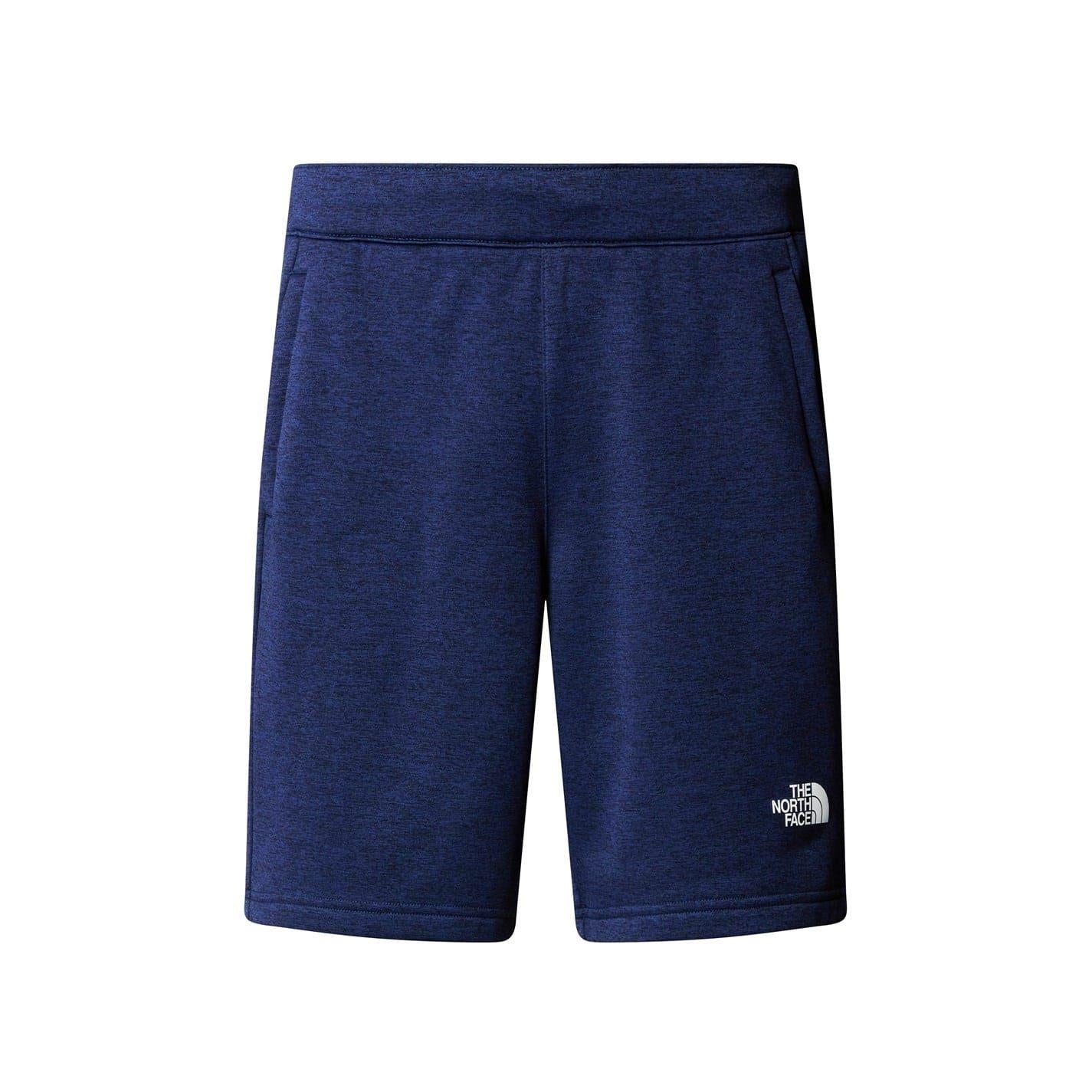 Navy-Dark Heather - Front - The North Face Mens Reaxion Casual Shorts