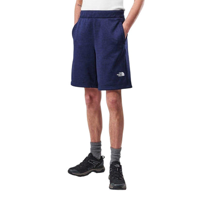 Navy-Dark Heather - Side - The North Face Mens Reaxion Casual Shorts