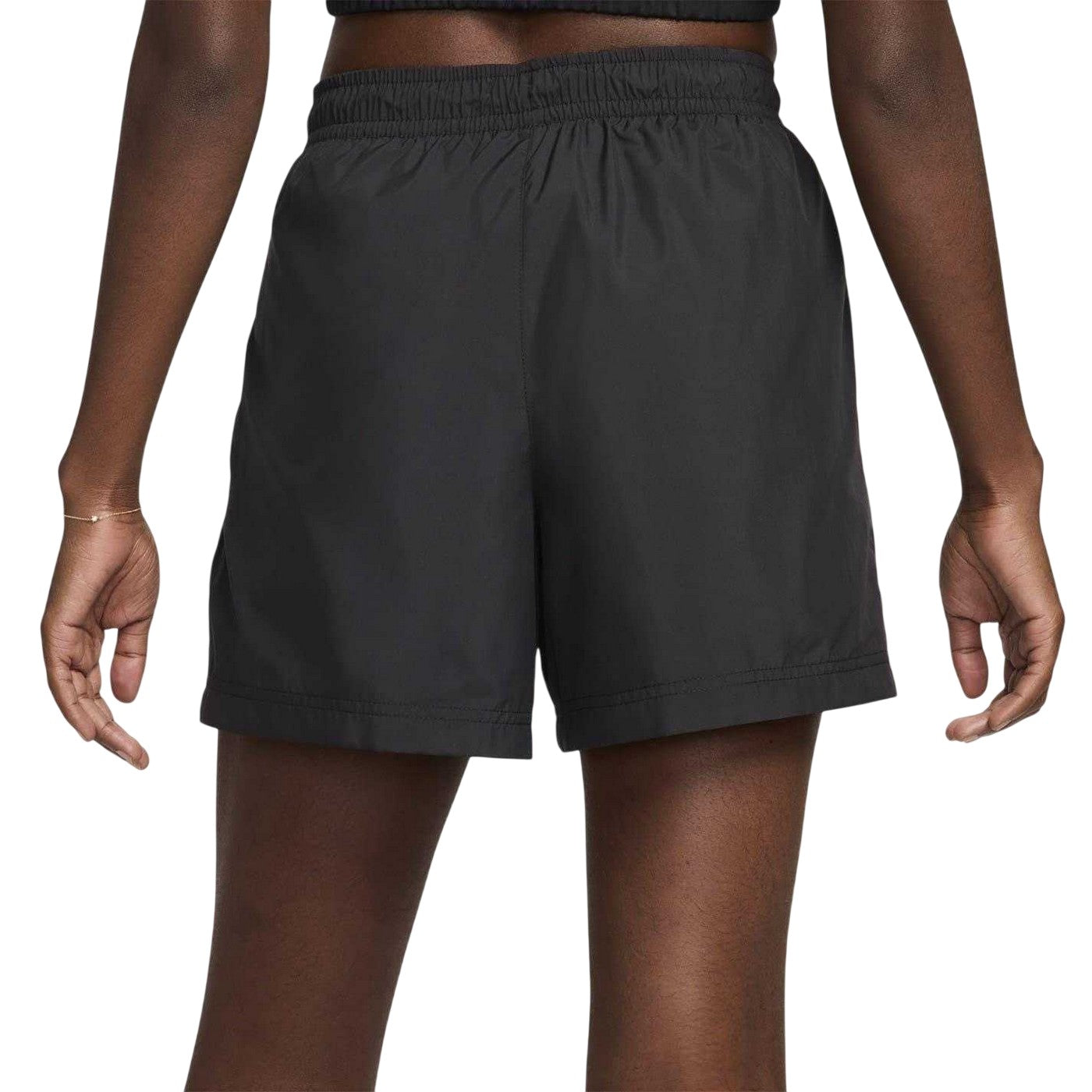 Black - Back - Nike Womens-Ladies Woven Relaxed Fit Shorts