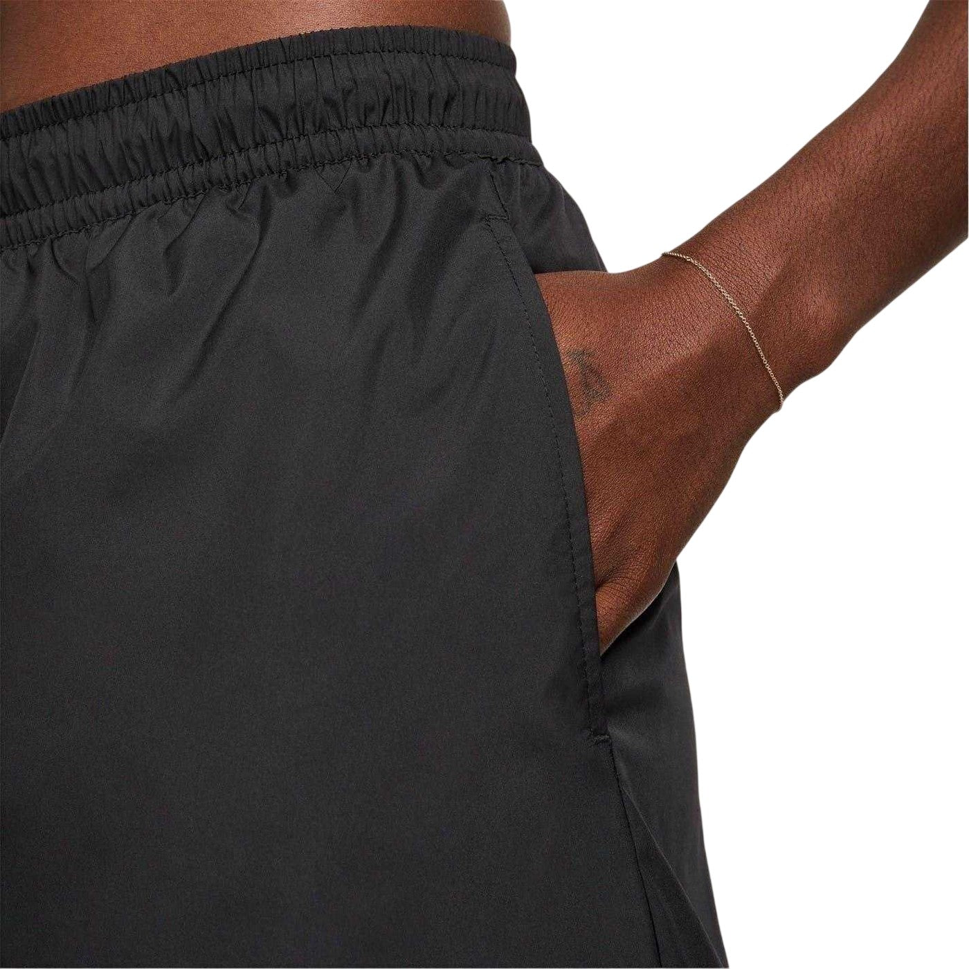 Black - Side - Nike Womens-Ladies Woven Relaxed Fit Shorts