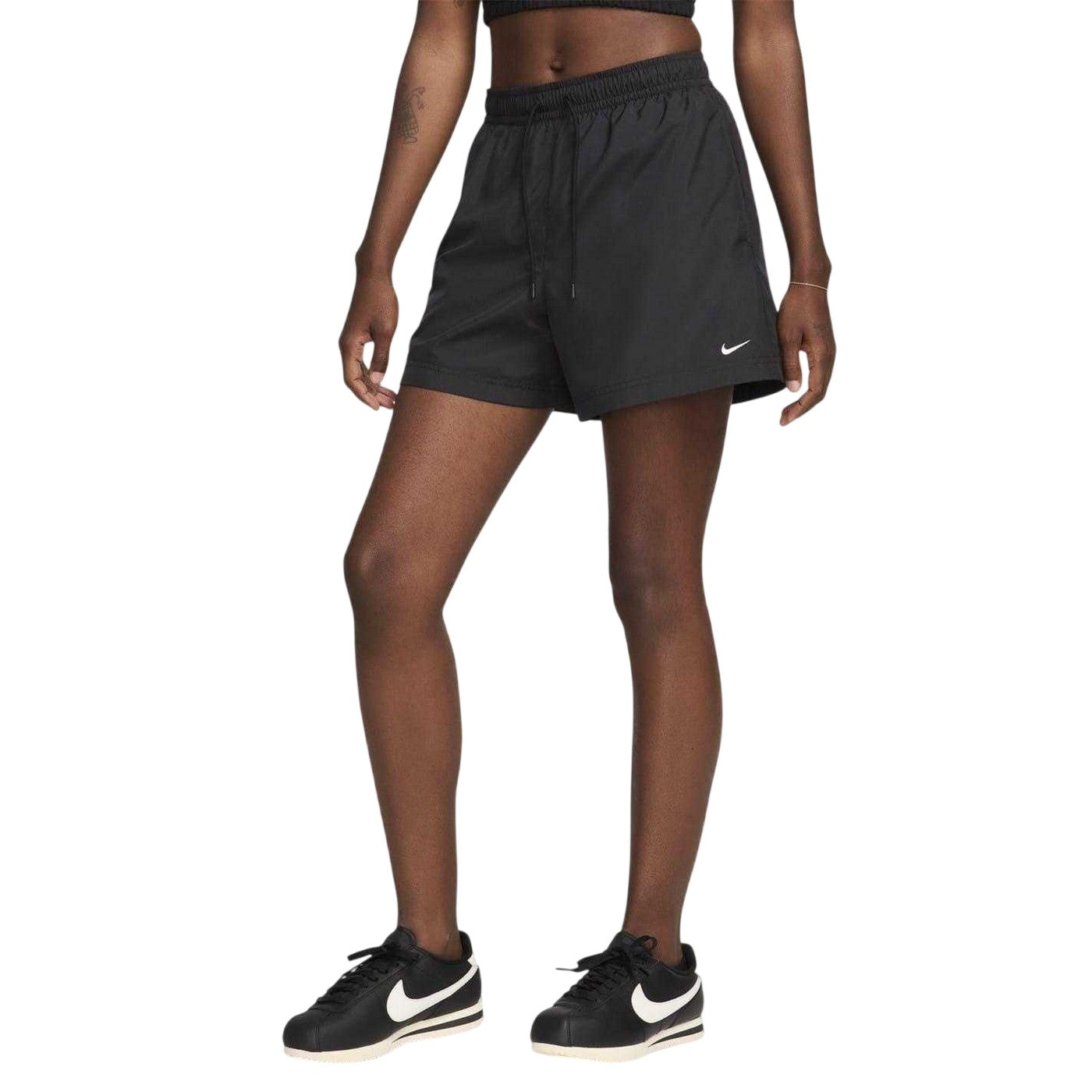 Black - Lifestyle - Nike Womens-Ladies Woven Relaxed Fit Shorts