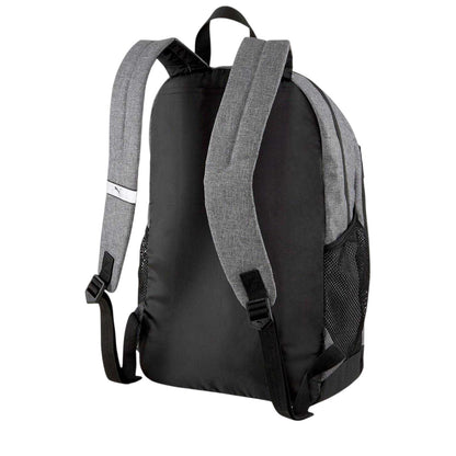 Grey Heather - Back - Puma Buzz School Backpack