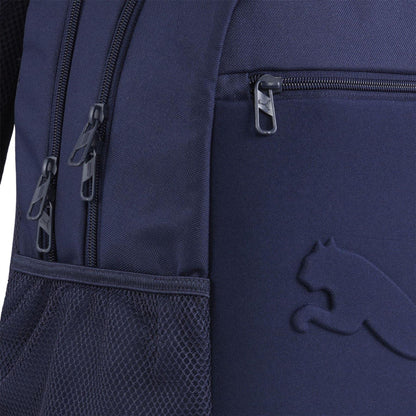 Navy - Side - Puma Buzz School Backpack