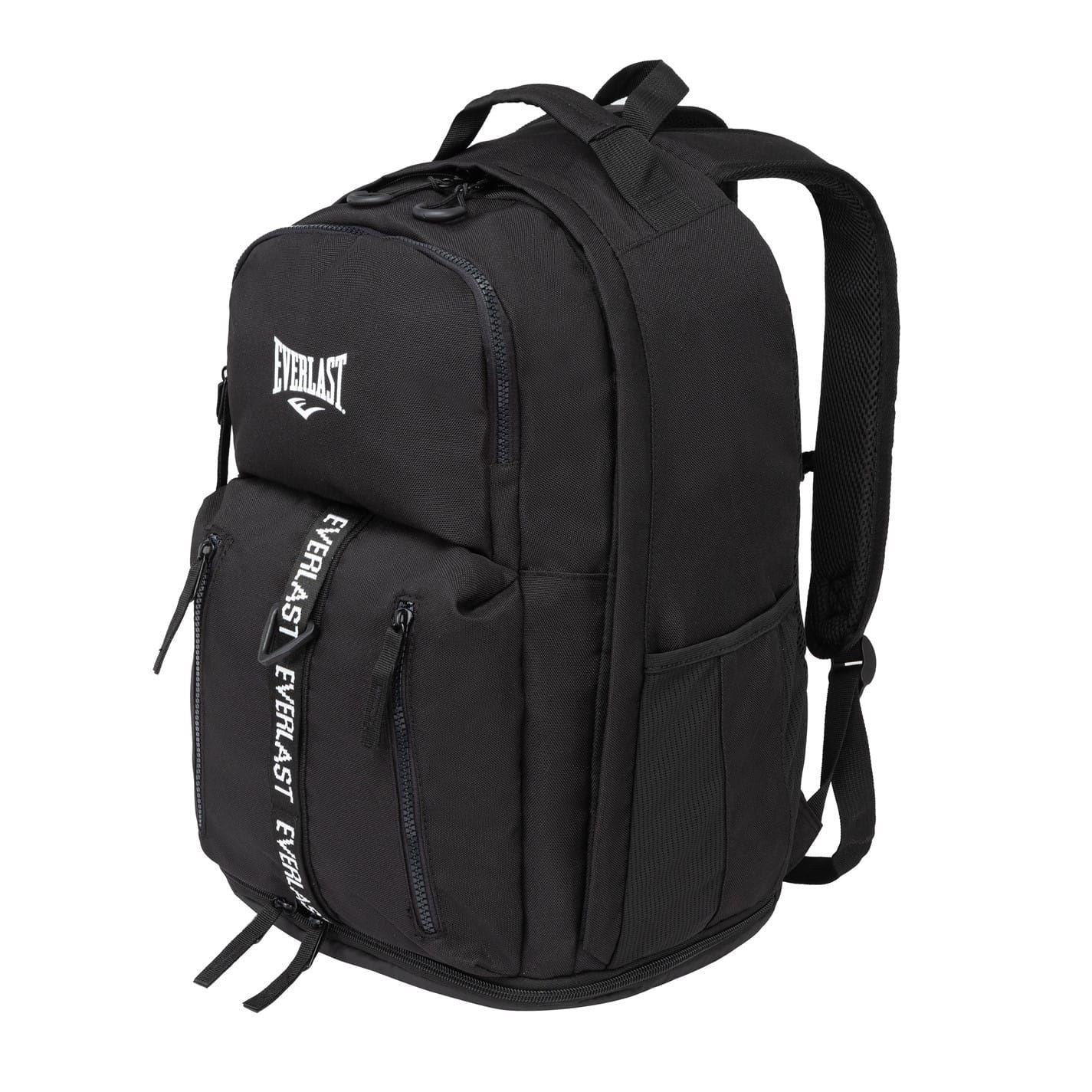 Black - Lifestyle - Everlast Polyester Backpack