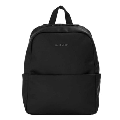 Black - Front - Jack Wills Logo Backpack