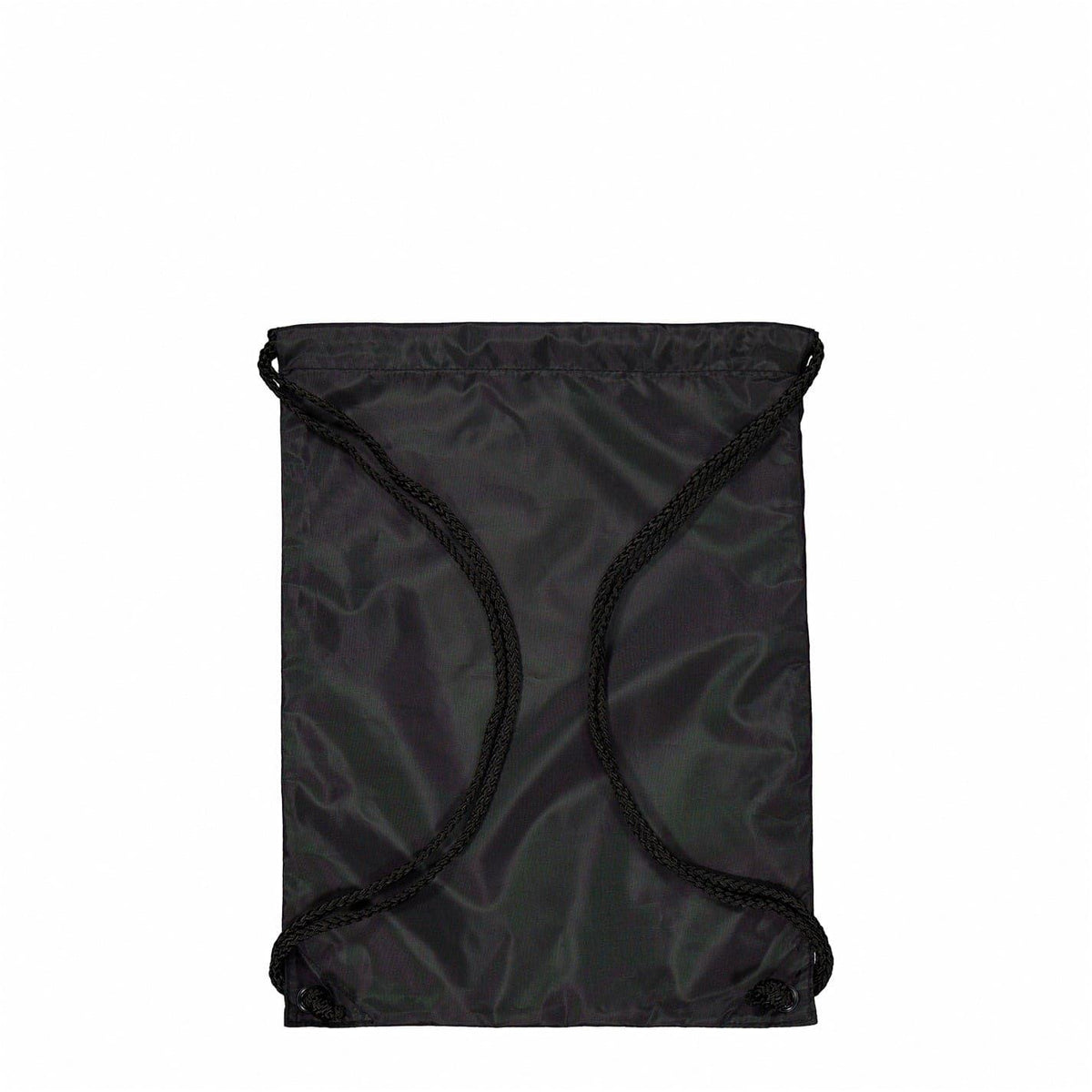 Black - Back - Vans Polyester Gym Drawstring Bag