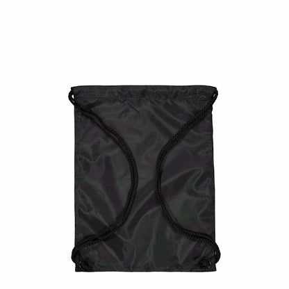 Black - Back - Vans Polyester Gym Drawstring Bag