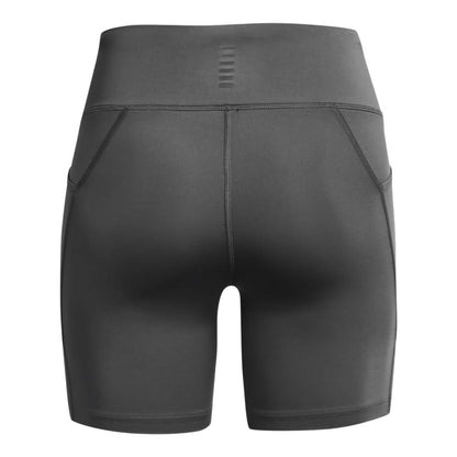 Grey - Back - Under Armour Womens-Ladies Launch Shorts