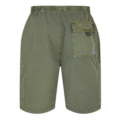 Smokey Blue - Back - Jack Wills Mens Cotton Blend Cargo Shorts