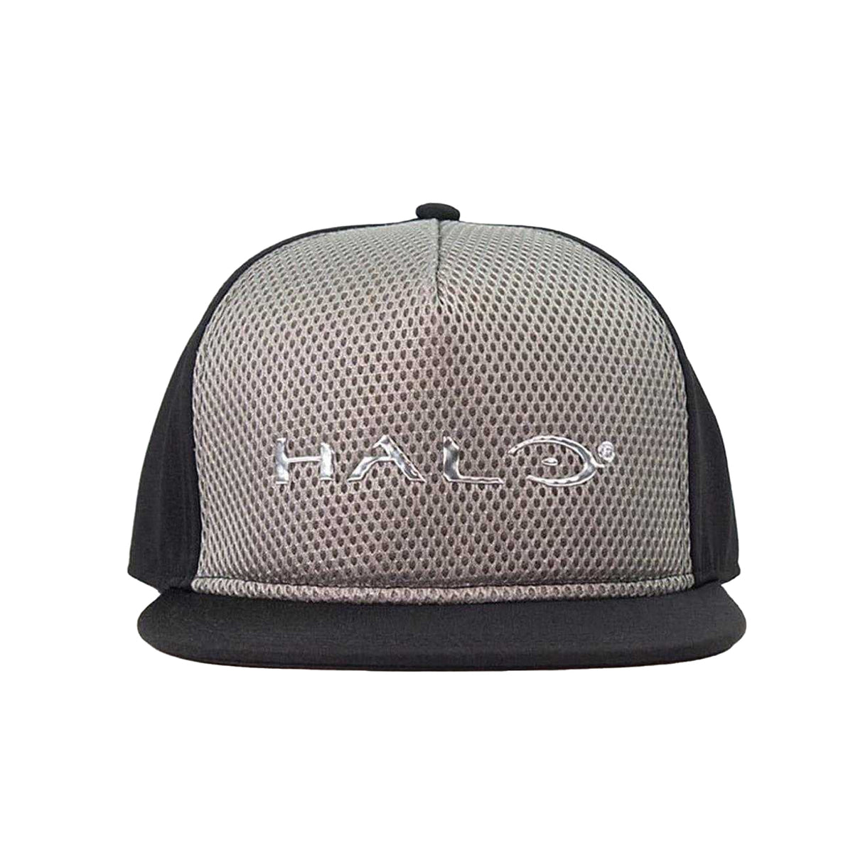 Black-Grey - Side - Halo Chrome Logo Snapback Cap