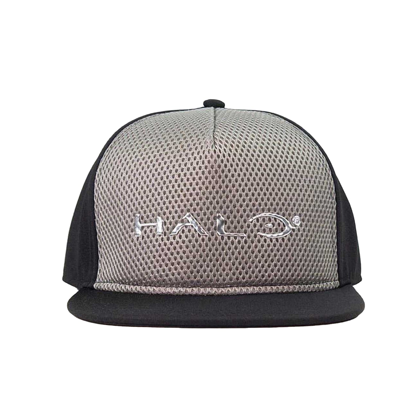 Black-Grey - Side - Halo Chrome Logo Snapback Cap