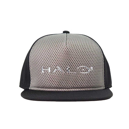 Black-Grey - Side - Halo Chrome Logo Snapback Cap