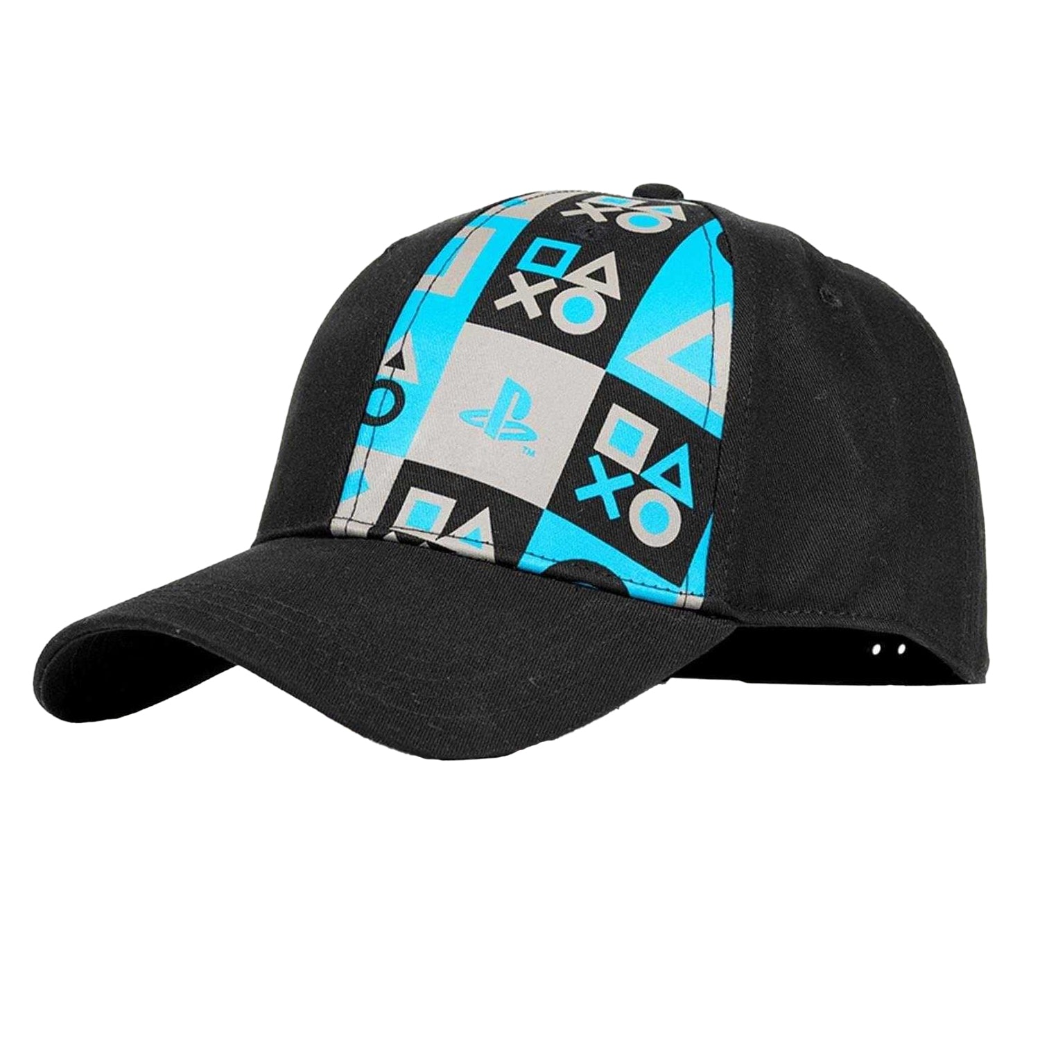 Black-Blue - Front - Playstation Since 94 Embroidered Logo Baseball Cap