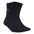 Black-Grey - Back - Adidas Unisex Adult Cushioned Crew Socks (Pack of 3)