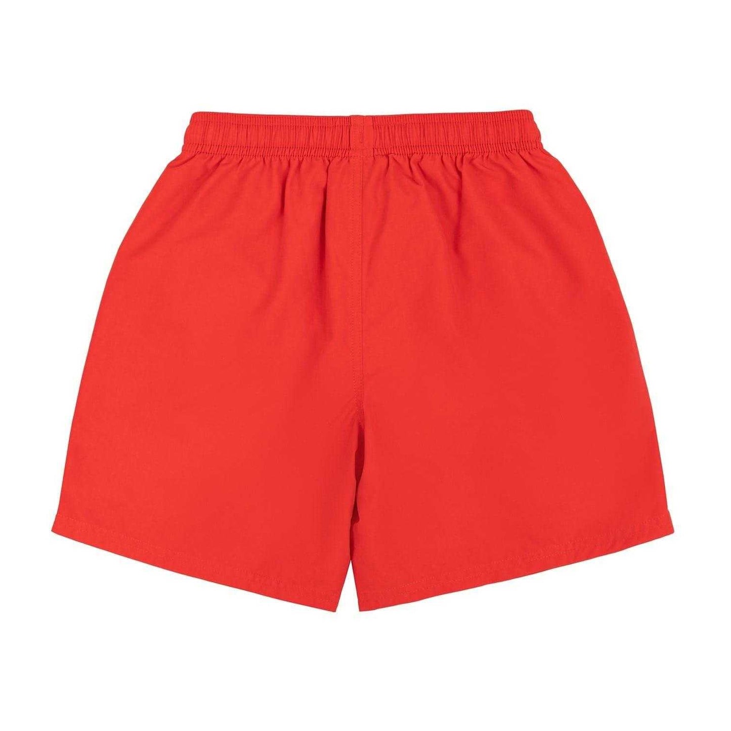 Red - Back - Hot Tuna Mens Regular Swim Shorts