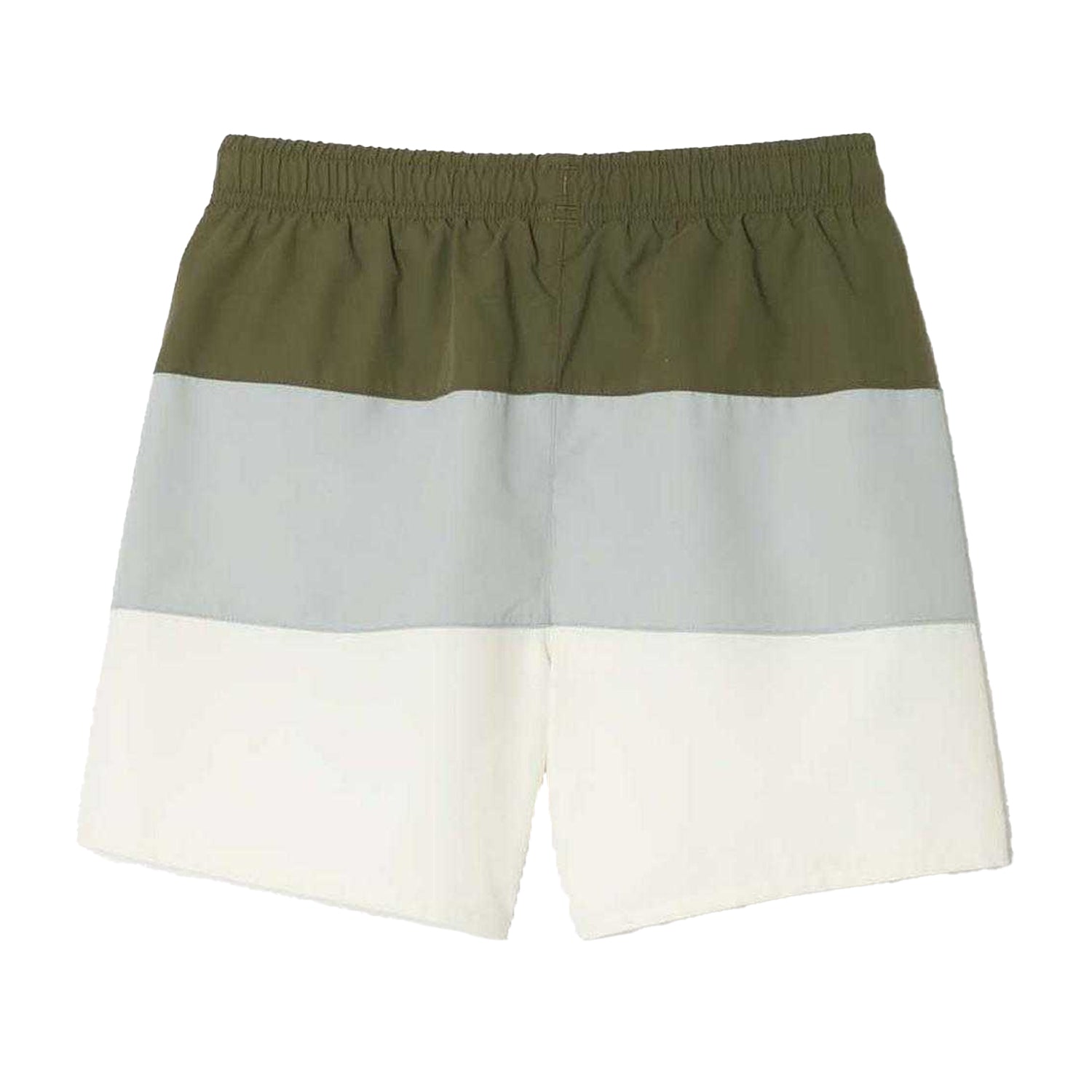 Green - Back - Lacoste Boys Colour Block Relaxed Fit Swim Shorts