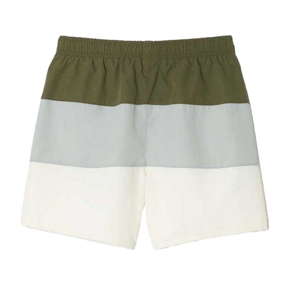 Green - Back - Lacoste Boys Colour Block Relaxed Fit Swim Shorts